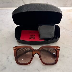 Salvatore Ferragamo Brown Sunglasses